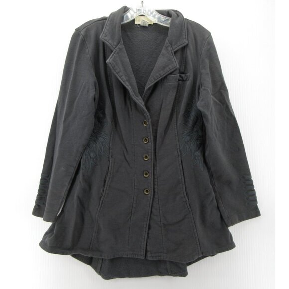 Soft Surroundings Blazer Small Jacket Embroidered Boho Cottagecore * - Picture 1 of 13